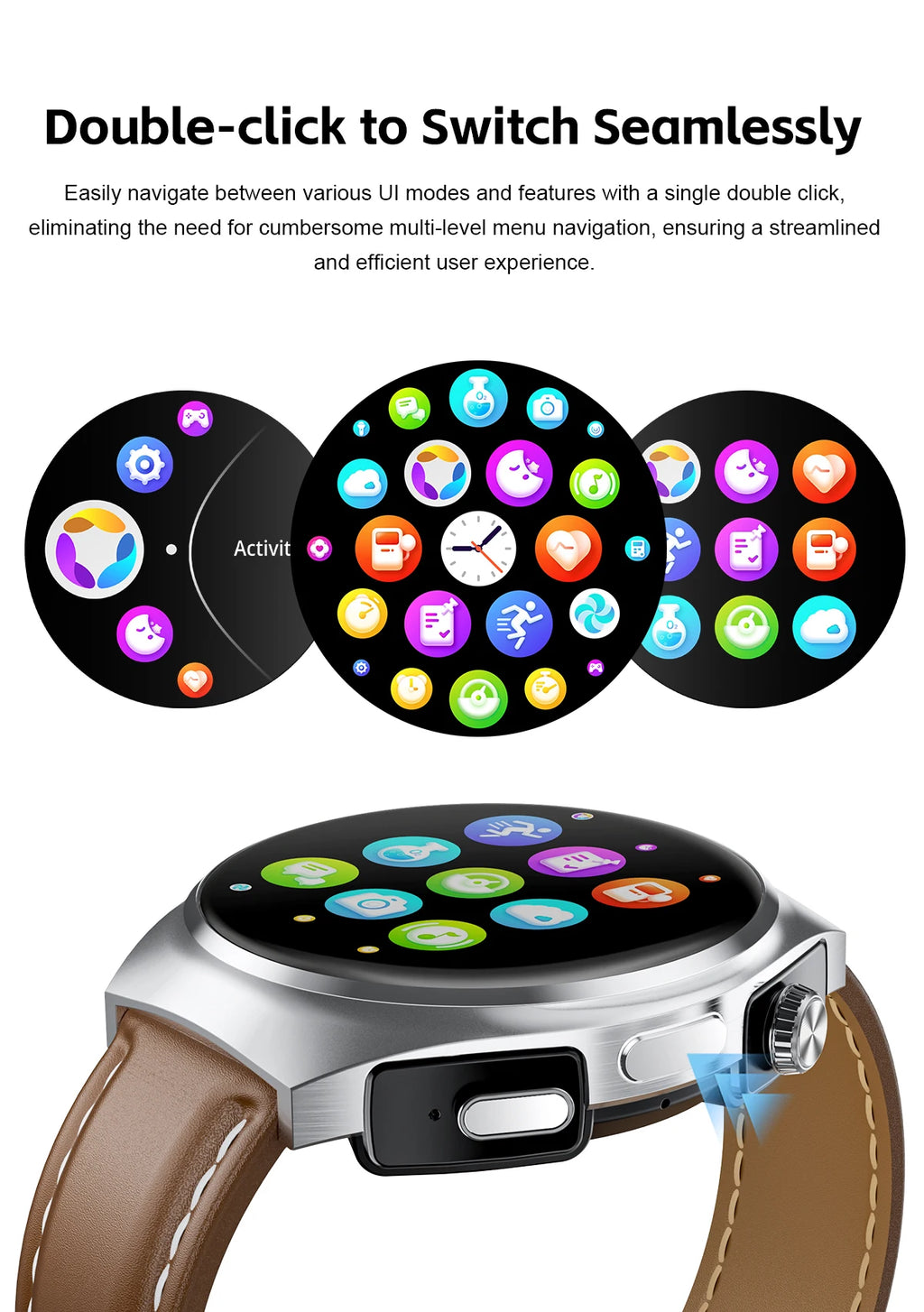 Xiaomi New 2 in 1 Smart Watch With Earbuds Smartwatch TWS Bluetooth Earphone