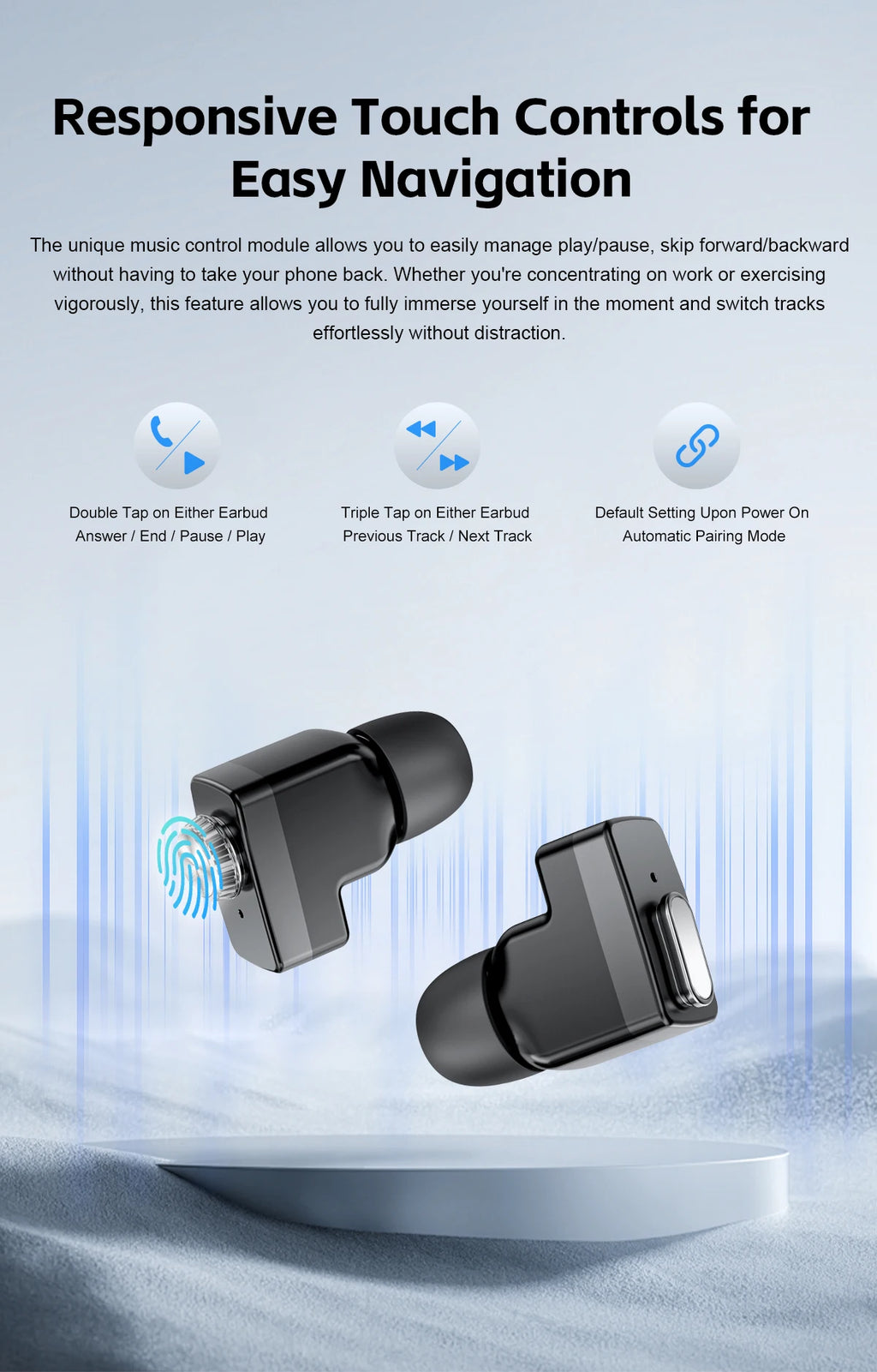 Xiaomi New 2 in 1 Smart Watch With Earbuds Smartwatch TWS Bluetooth Earphone