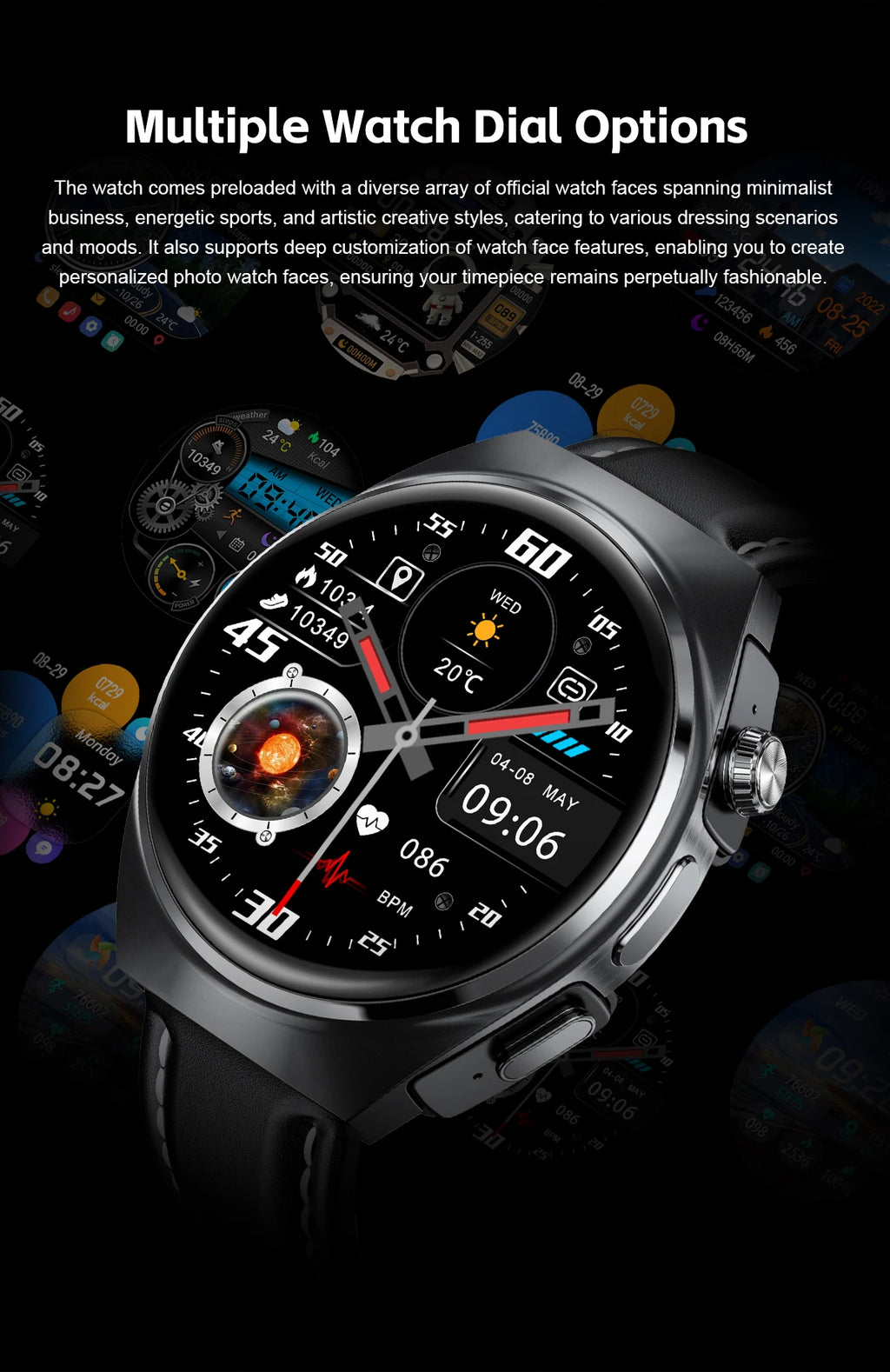 Xiaomi New 2 in 1 Smart Watch With Earbuds Smartwatch TWS Bluetooth Earphone
